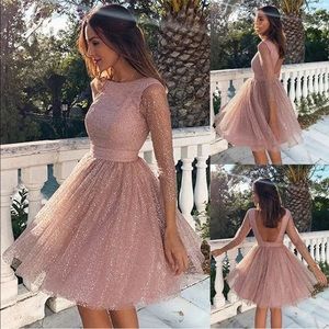 Pink Sparkle Tulle Dress